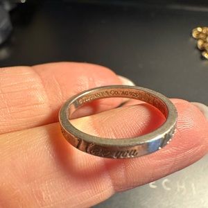 I Love You Tiffany Co. Ring